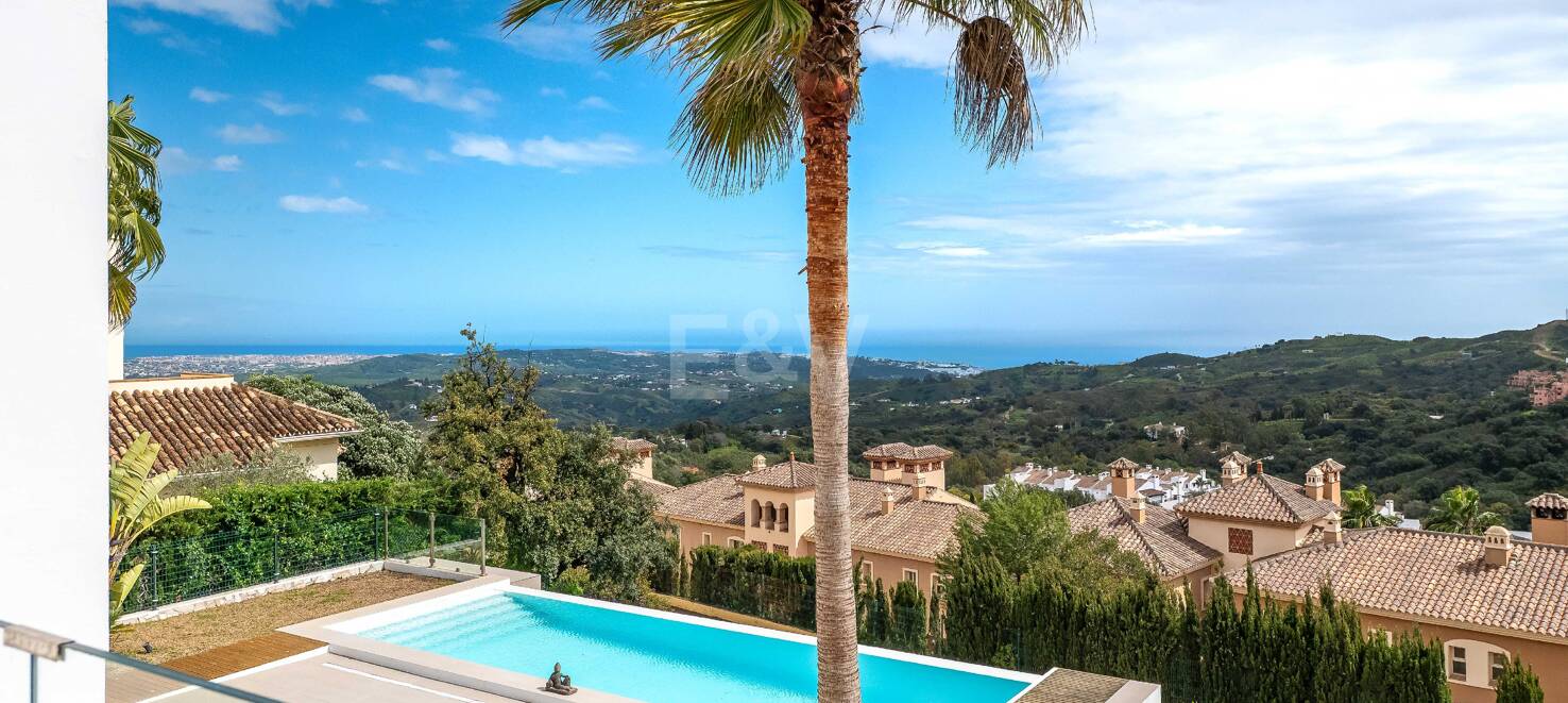 Modern Eco Villa with Panoramic Sea & Mountain View