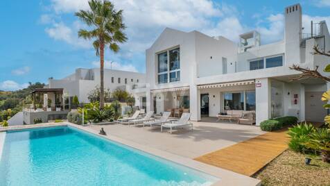 Modern Eco Villa with Panoramic Sea & Mountain View