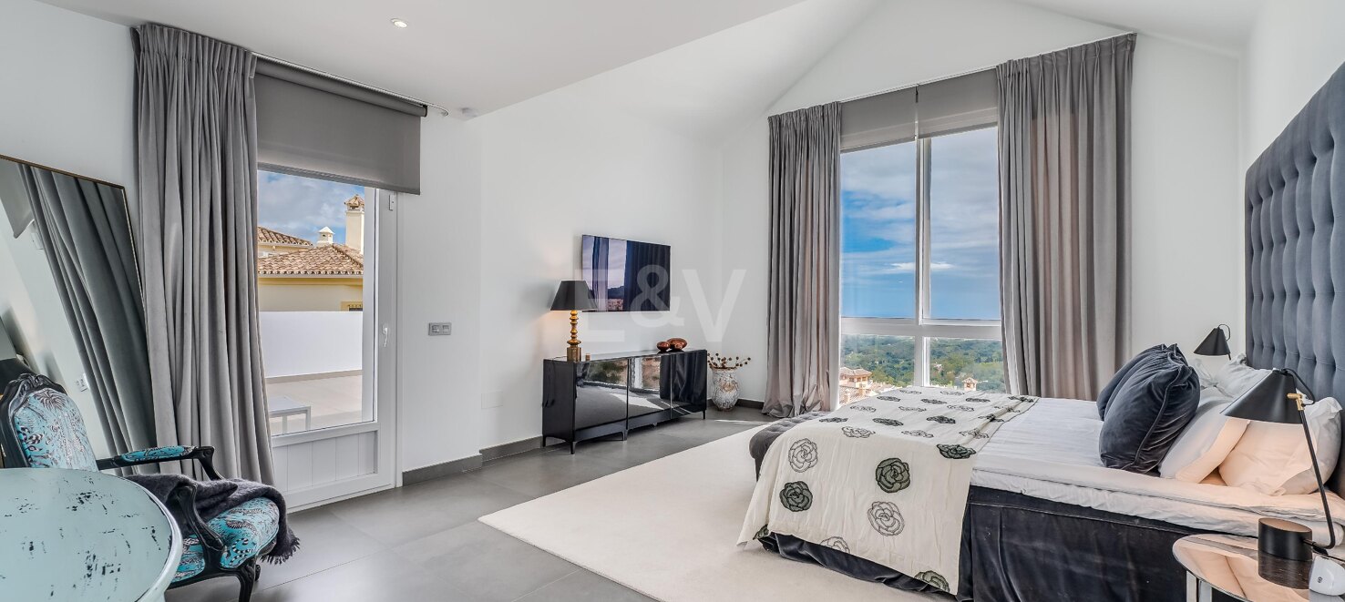 Modern Eco Villa with Panoramic Sea & Mountain View
