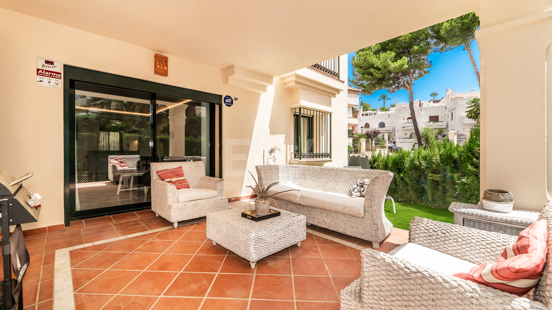 Charming Garden Apartment with Direct Pool Access in Gated Community