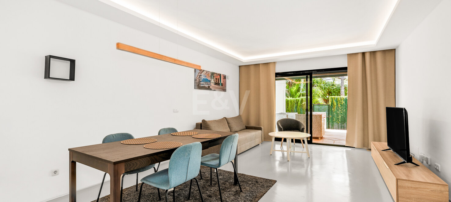 Charmantes Apartment mit sonniger Terrasse und direktem Poolzugang