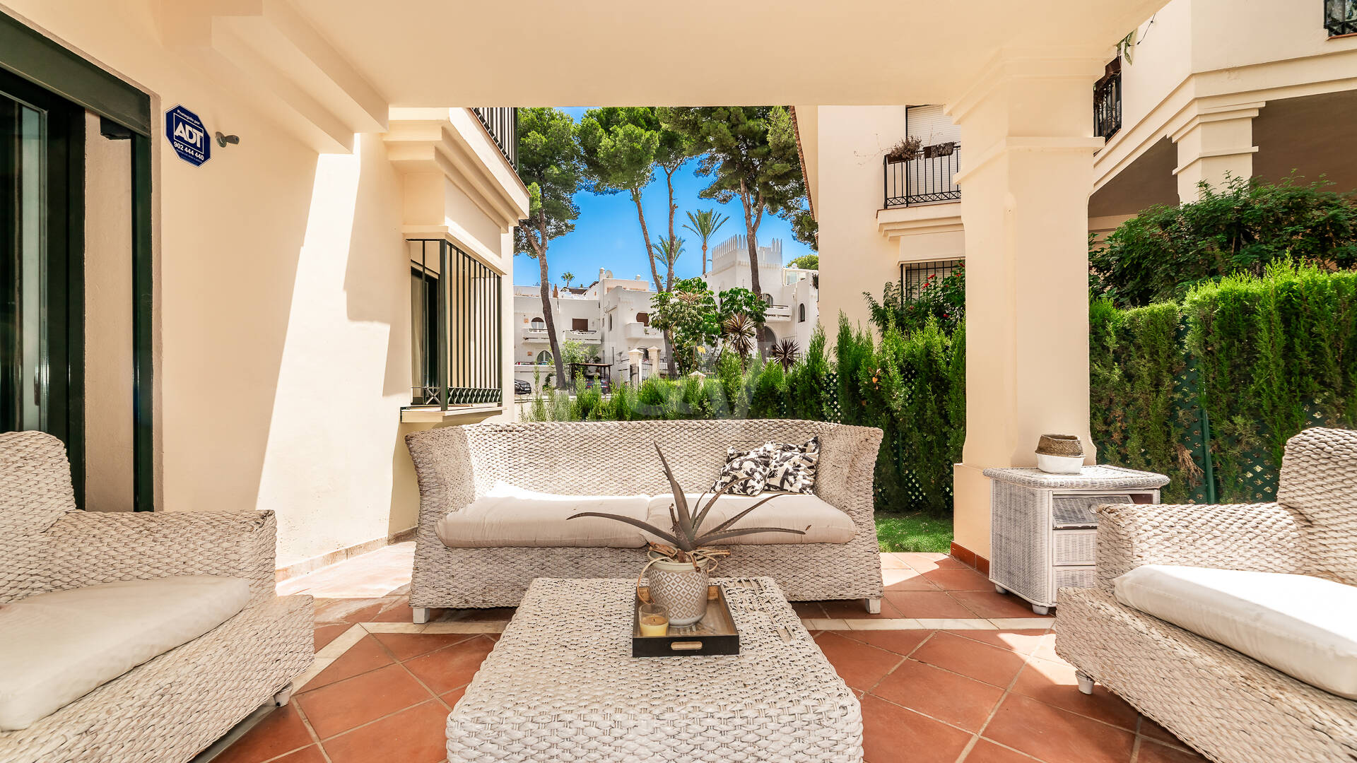 Charming Garden Apartment with Direct Pool Access in Gated Community