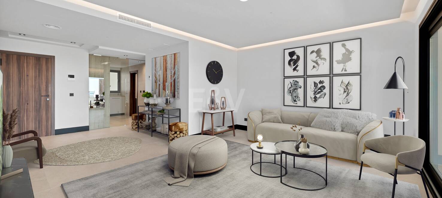 Luxus Neubauwohnung mit freiem Meerblick