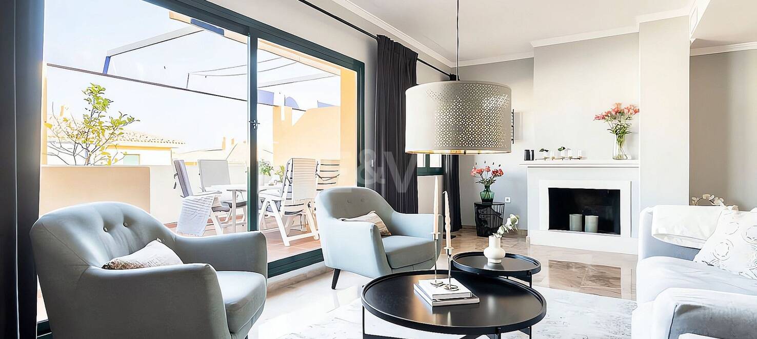 Elegancki apartament z morzem Widoki w pobliżu plaży