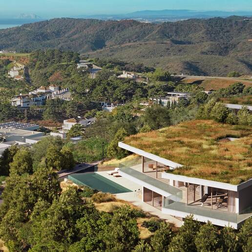 Innovative Luxury Villa Seamlessly Blending with Nature