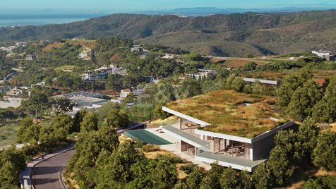 Innovative Luxusvilla, die sich nahtlos in die Natur einfügt