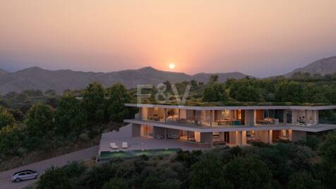 Innovativ lyx Villa Seamlessly Blending med naturen