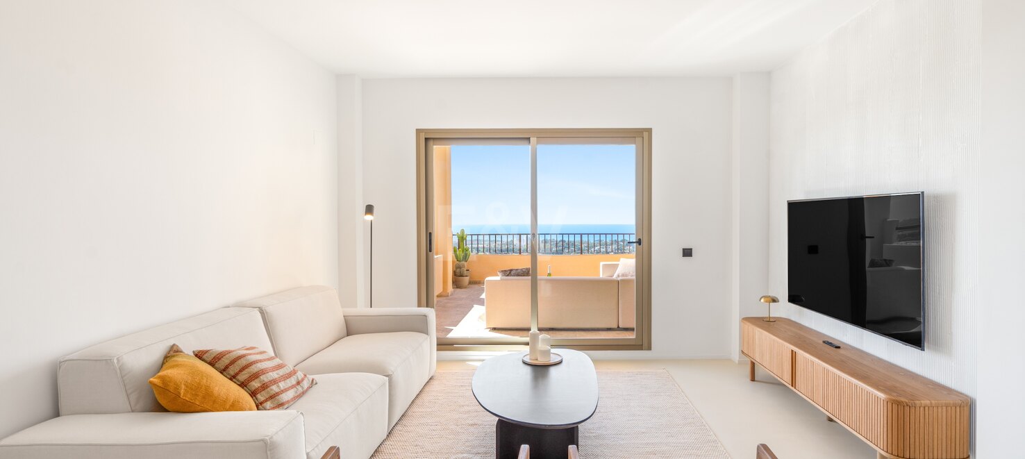 Moderne Eckwohnung mit Meerblick und zwei Terrassen
