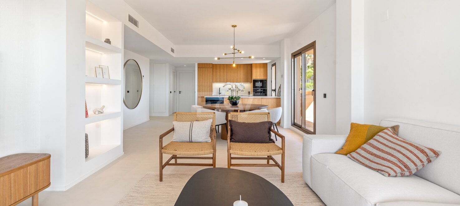Moderne Eckwohnung mit Meerblick und zwei Terrassen