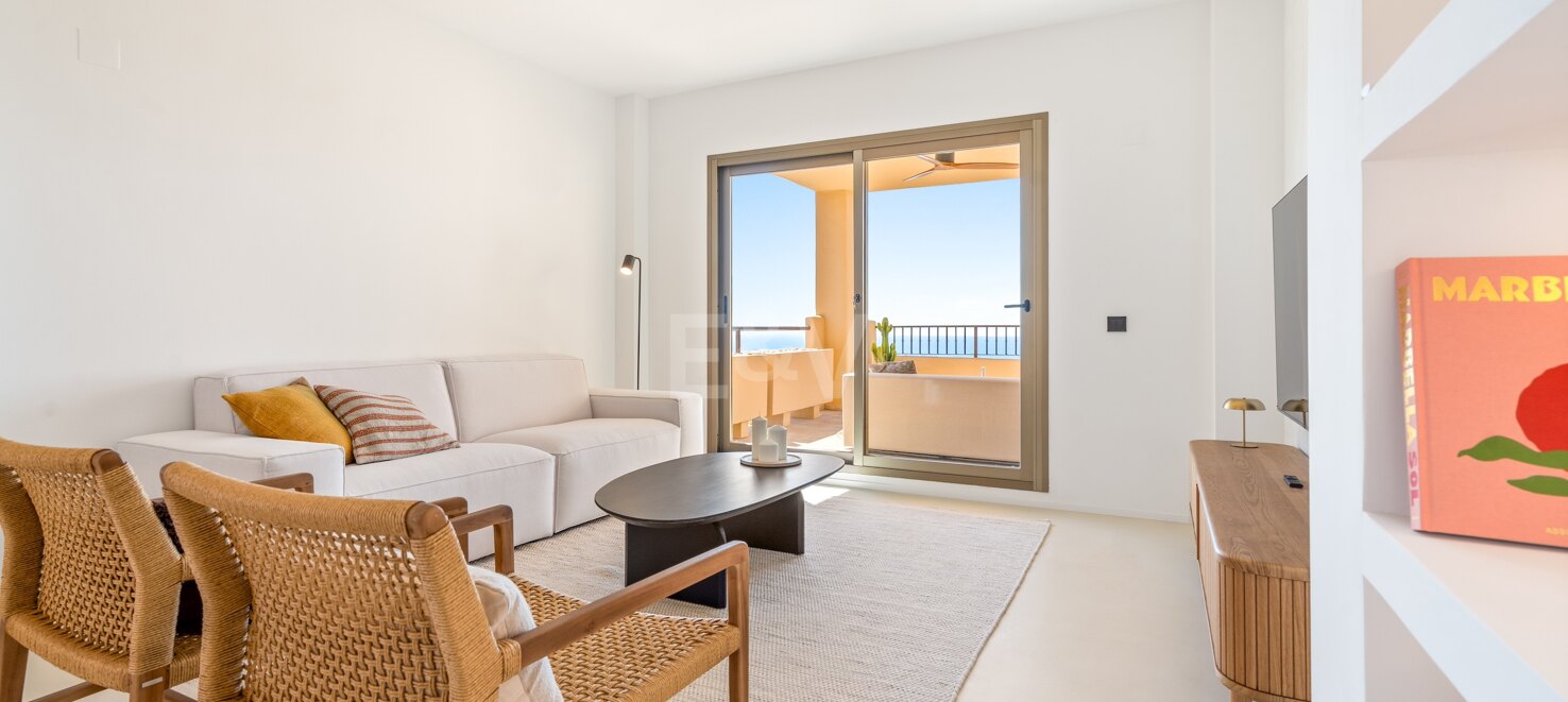 Moderne Eckwohnung mit Meerblick und zwei Terrassen