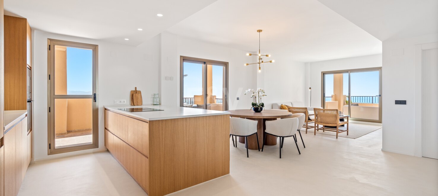 Moderne Eckwohnung mit Meerblick und zwei Terrassen