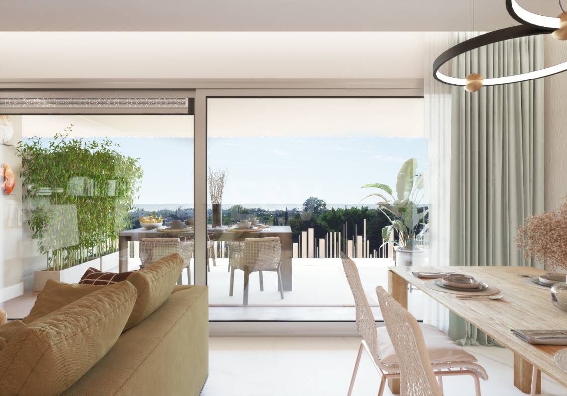 Elégant nouvel appartement de construction avec terrasse, piscine & amp; promenade à la plage