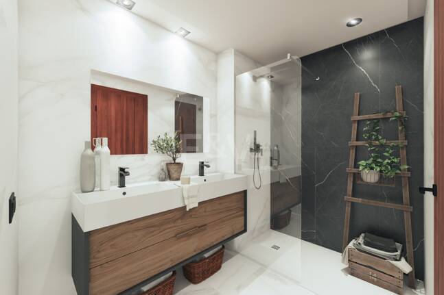 Elegant New Build Lägenhet med Terrace, Pool & Walk-to-Beach bekvämlighet