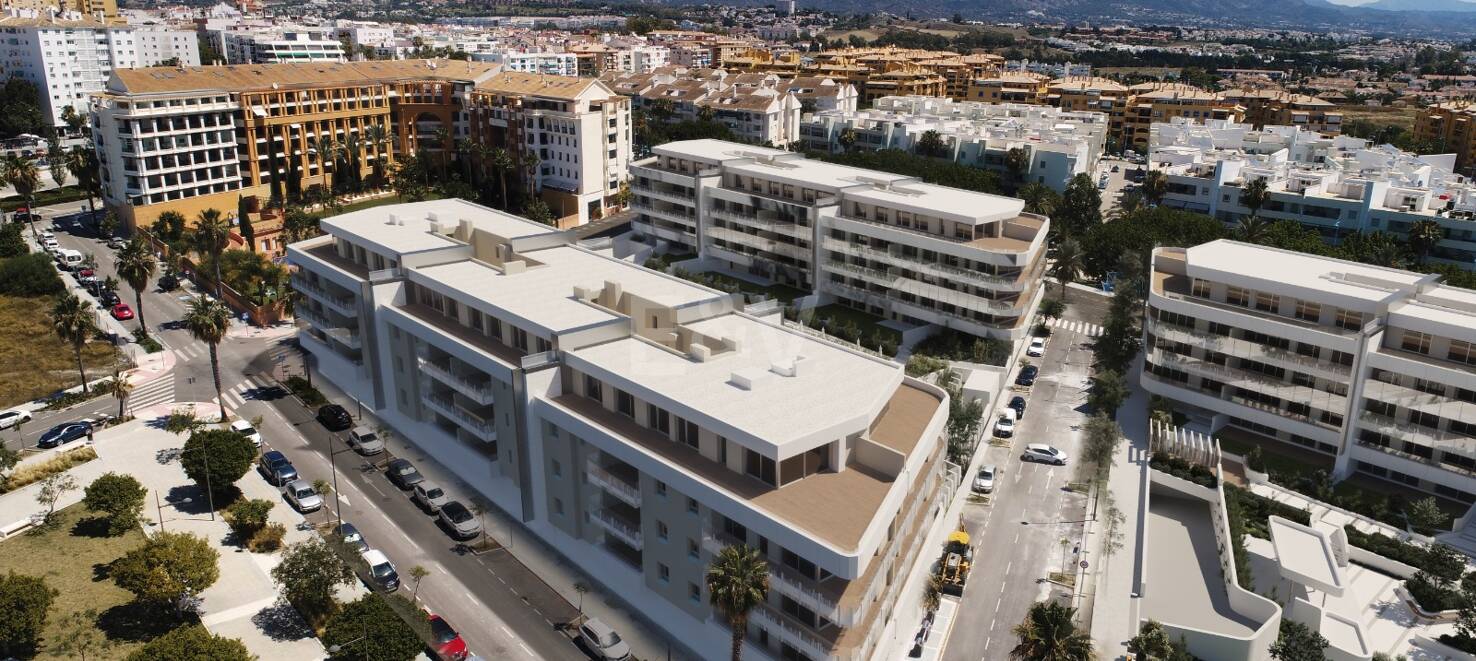 Elégant nouvel appartement de construction avec terrasse, piscine & amp; promenade à la plage