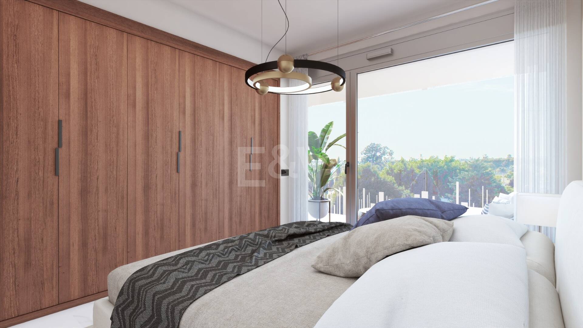 Elegant New Build Lägenhet med Terrace, Pool & Walk-to-Beach bekvämlighet