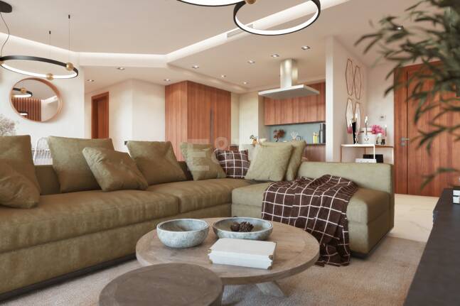 Elegant New Build Lägenhet med Terrace, Pool & Walk-to-Beach bekvämlighet