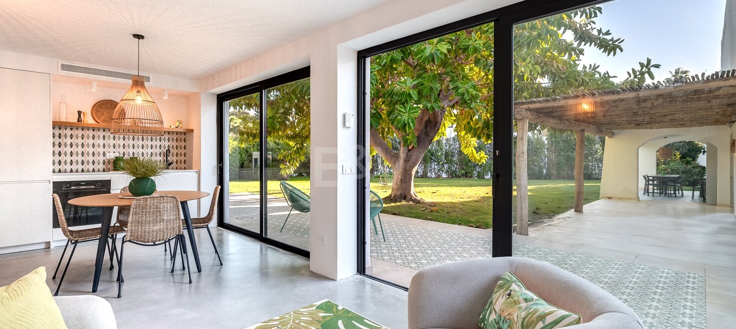 Magnificent Andalusian-Cortijo Style Villa Just Steps from the Beach in Prestigious Guadalmina.