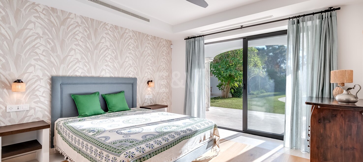 Magnificent Andalusian-Cortijo Style Villa Just Steps from the Beach in Prestigious Guadalmina.