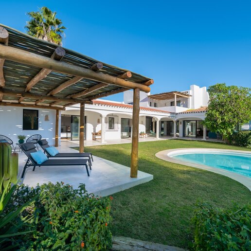 Magnificent Andalusian-Cortijo Style Villa Just Steps from the Beach in Prestigious Guadalmina.