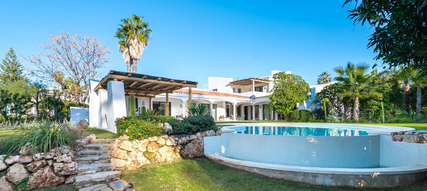 Magnificent Andalusian-Cortijo Style Villa Just Steps from the Beach in Prestigious Guadalmina.