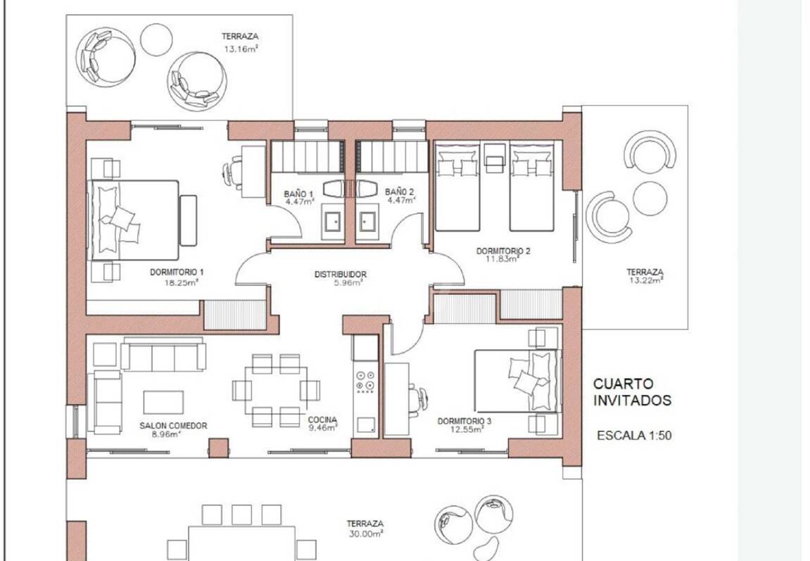 Wunderschöne Villa im andalusischen Cortijo-Stil, nur wenige Schritte vom Strand in der renommierten Guadalmina entfernt.