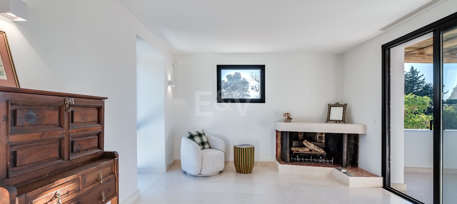 Magnificent Andalusian-Cortijo Style Villa Just Steps from the Beach in Prestigious Guadalmina.