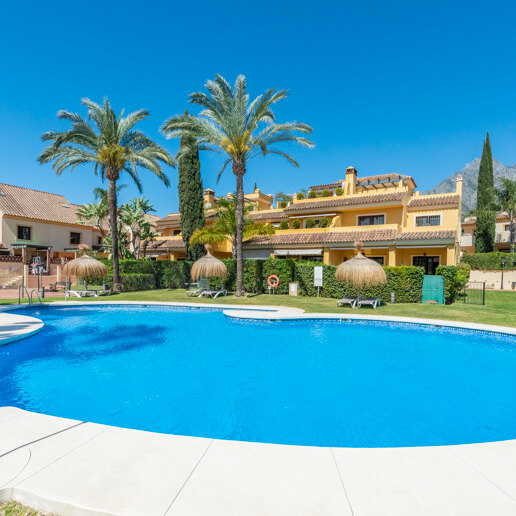 Expansive Semi-Detached Townhouse with Sea Views in Nagüeles, Marbella