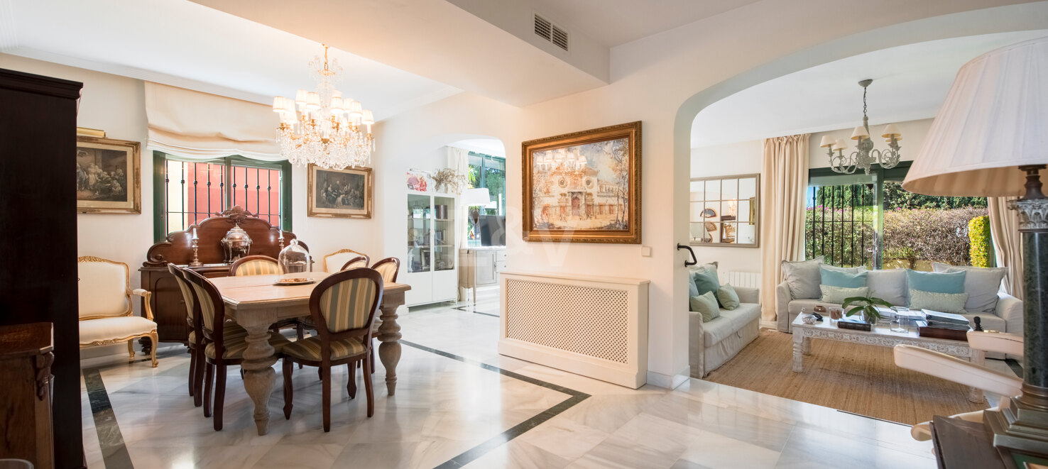 Expansive Semi-Detached Townhouse with Sea Views in Nagüeles, Marbella