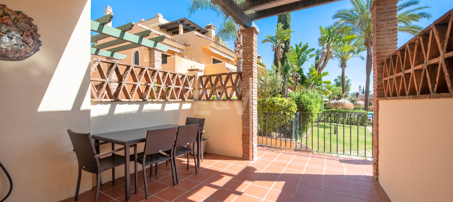 Expansive Semi-Detached Townhouse with Sea Views in Nagüeles, Marbella