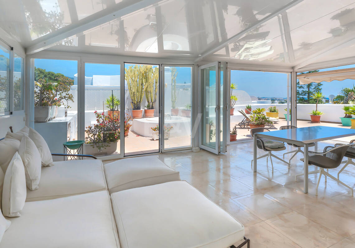 Marbella Golden Mile Penthouse magnifique avec vue panoramique sur la mer