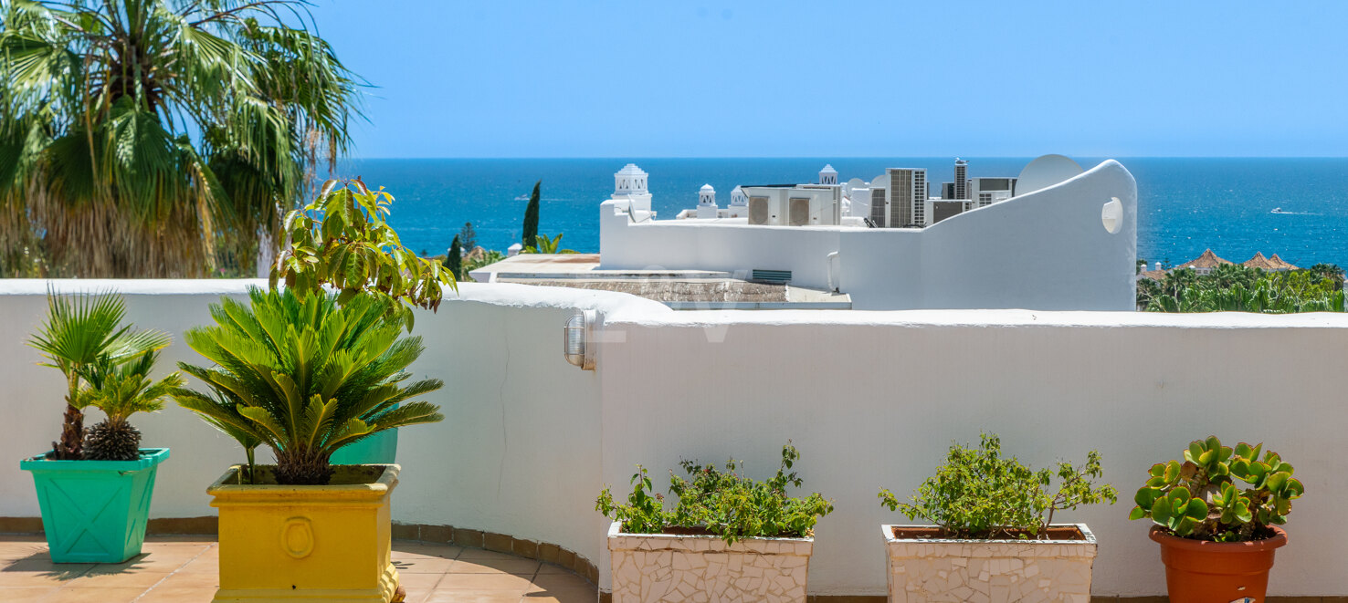 Marbella Golden Mile Stunning Penthouse med panoramautsikt över havet