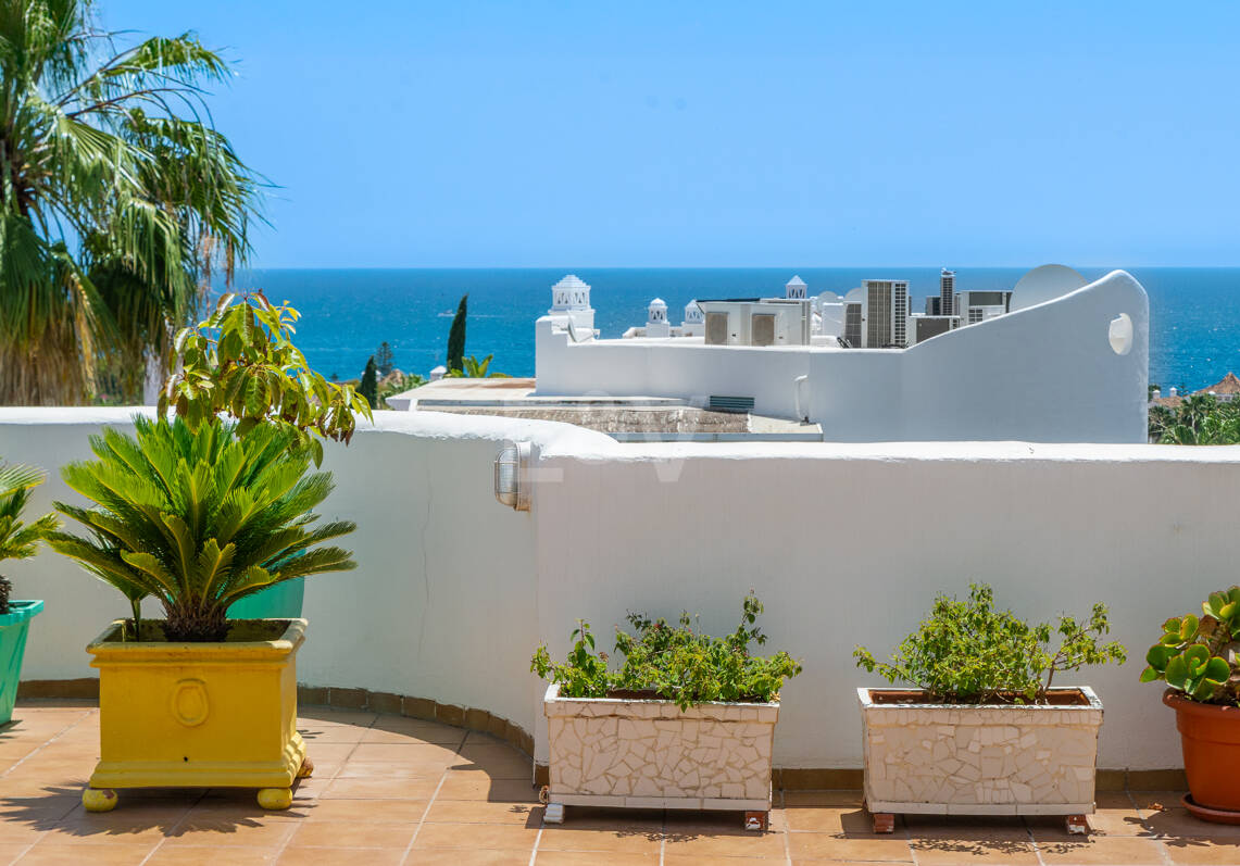 Marbella Golden Mile Penthouse magnifique avec vue panoramique sur la mer