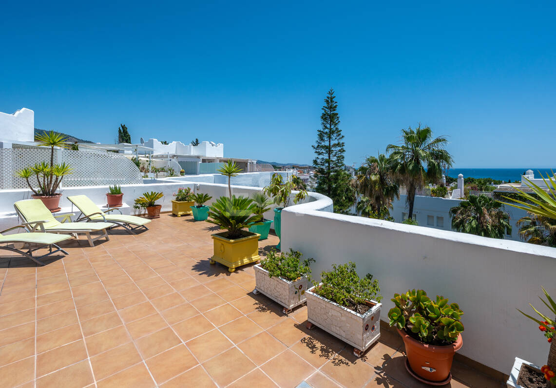 Marbella Golden Mile Penthouse magnifique avec vue panoramique sur la mer
