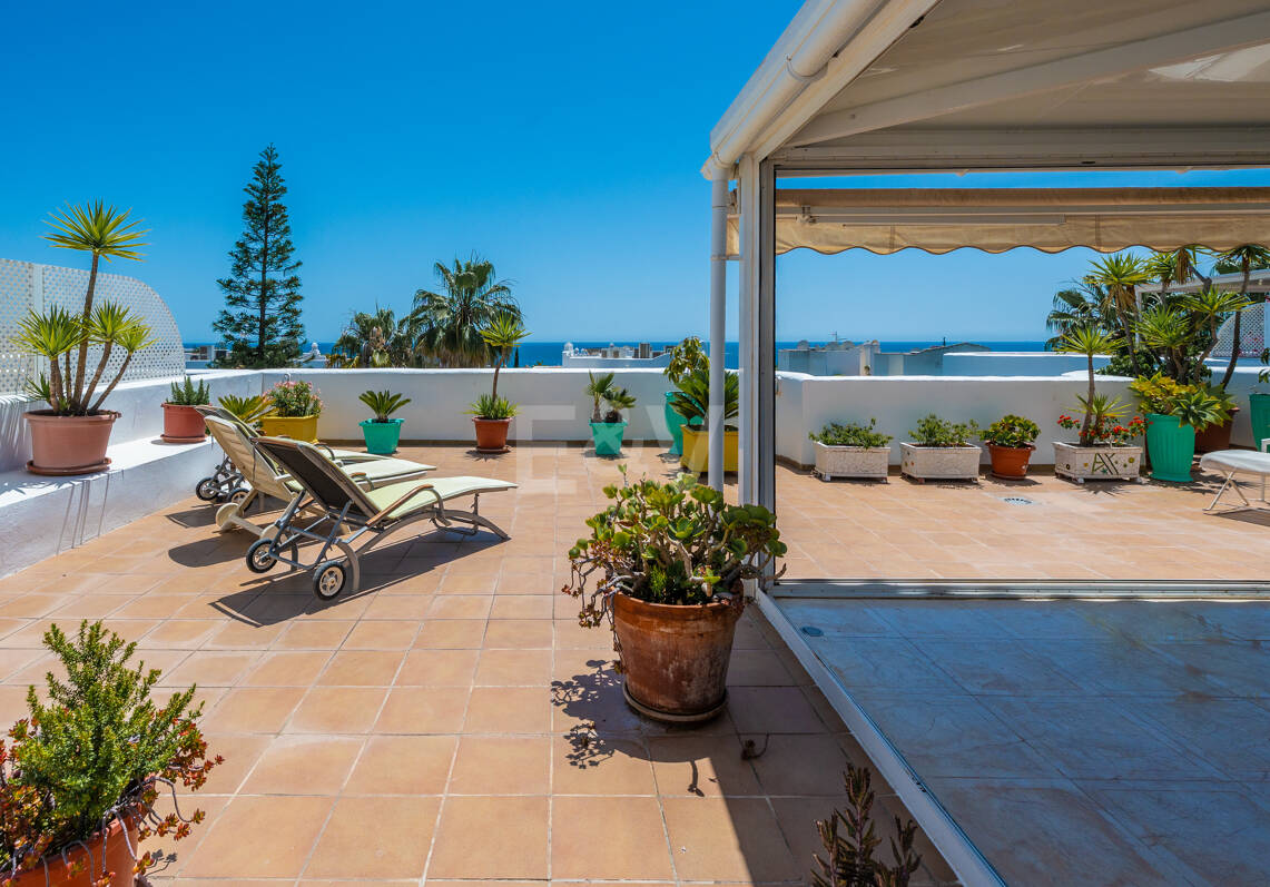 Marbella Golden Mile Penthouse magnifique avec vue panoramique sur la mer