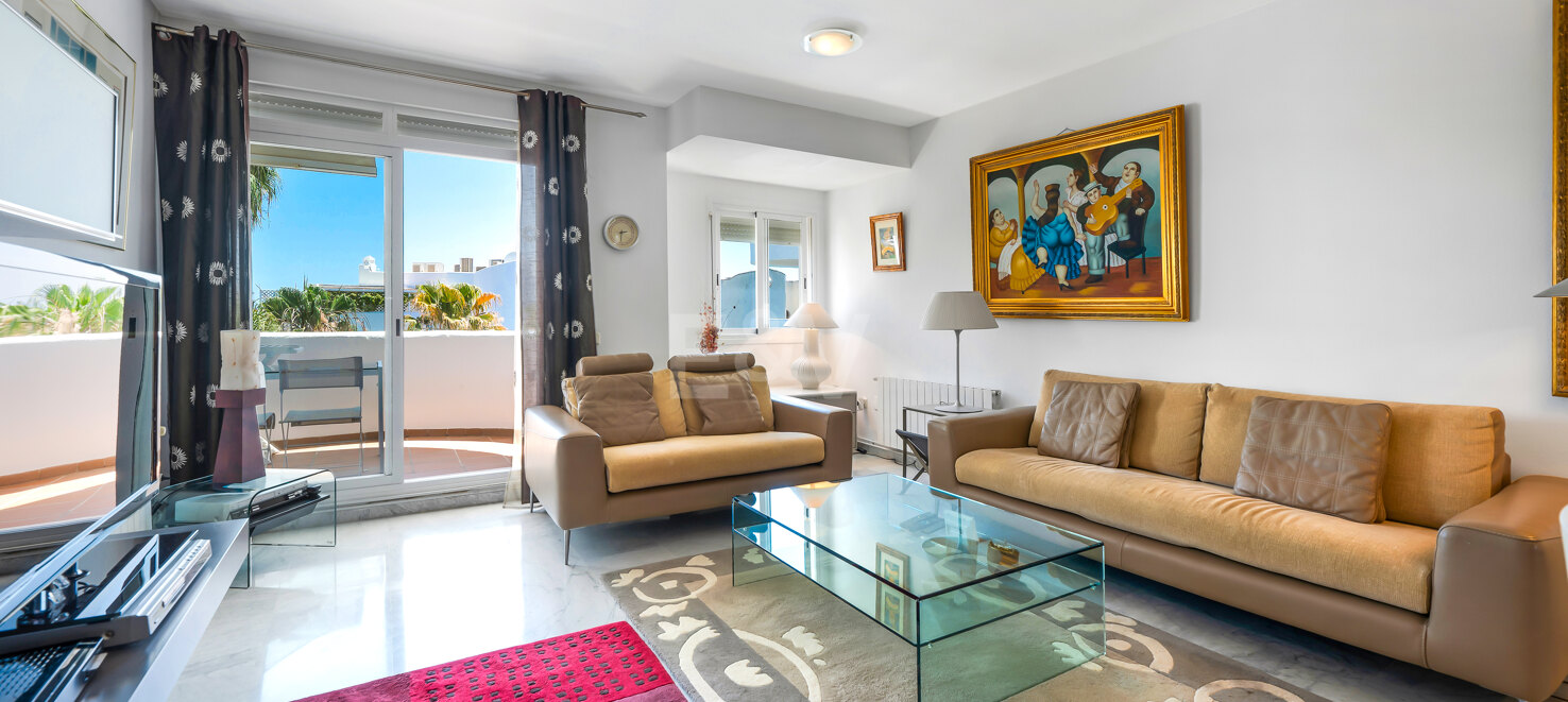 Marbella Golden Mile Stunning Penthouse med panoramautsikt över havet