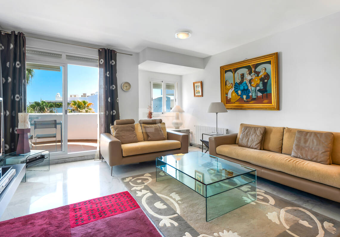 Marbella Golden Mile Penthouse magnifique avec vue panoramique sur la mer