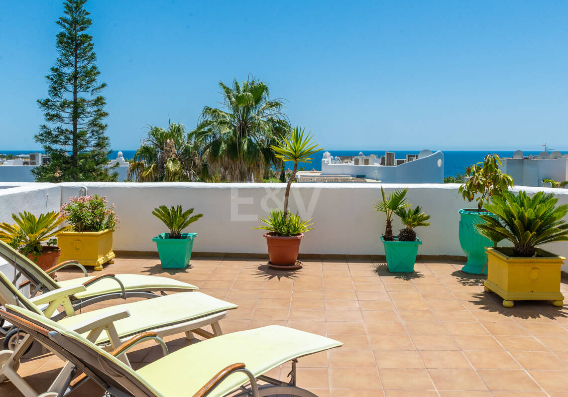Marbella Golden Mile Penthouse magnifique avec vue panoramique sur la mer