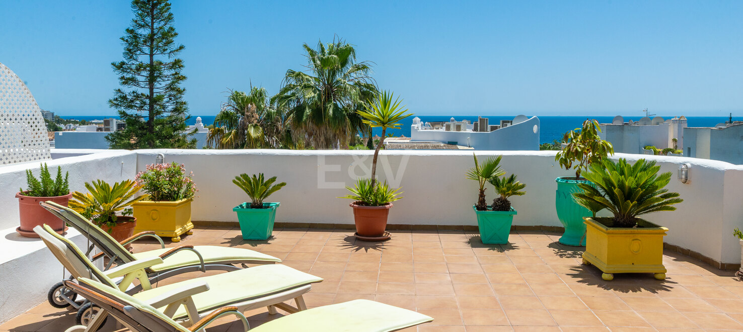 Marbella Golden Mile Stunning Penthouse med panoramautsikt över havet