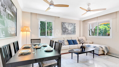 Elegant apartment with Garden Views in Marbella’s Golden Mile