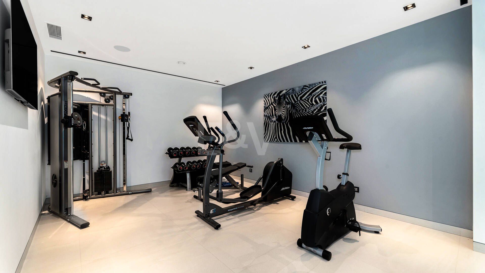 Spektakuläre neue Villa mit Meer- und Golfblick