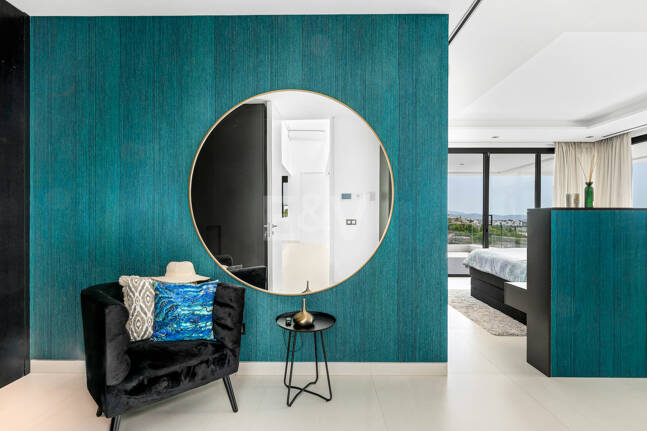 Spektakuläre neue Villa mit Meer- und Golfblick