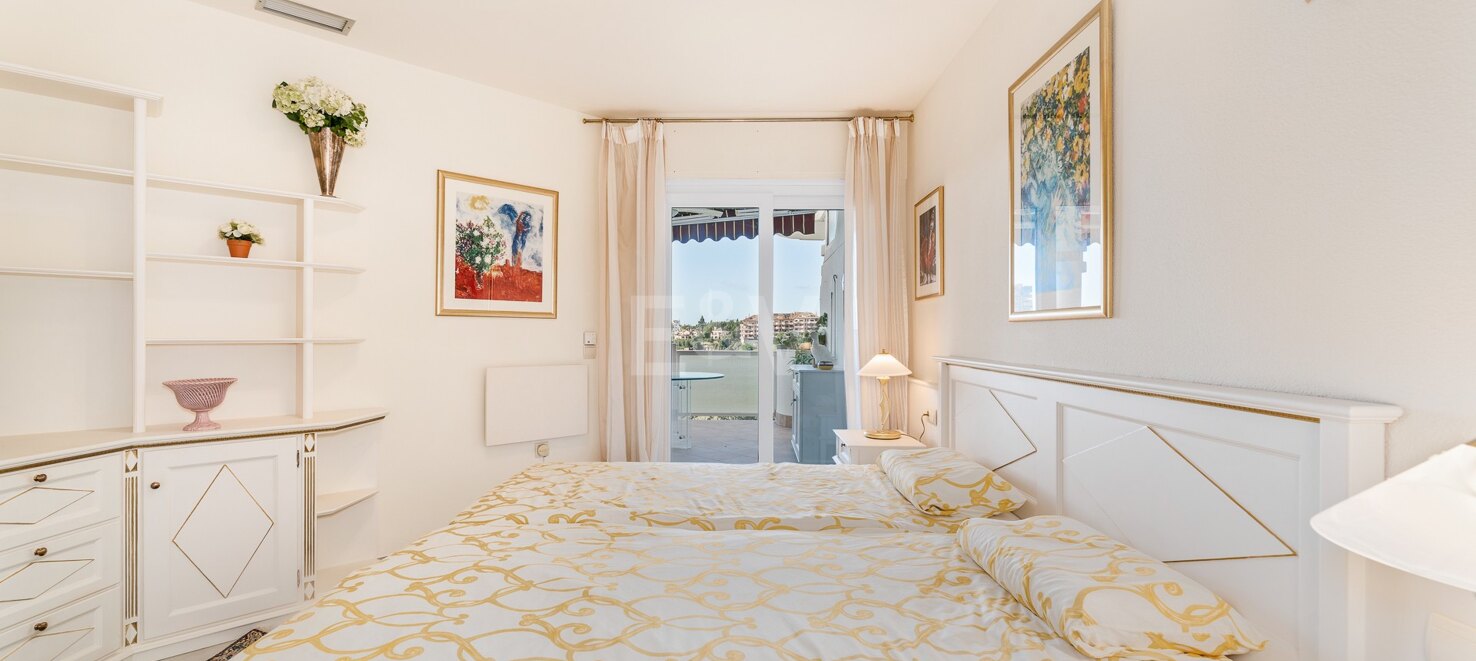 Charming 2-Bedroom Penthouse with Sea & Golf Views in Rio Real available for short-term rental (June-August) from 1,750€/week.