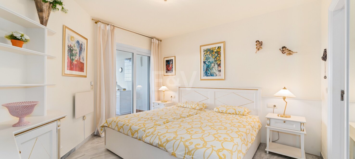 Charming 2-Bedroom Penthouse with Sea & Golf Views in Rio Real available for short-term rental (June-August) from 1,750€/week.