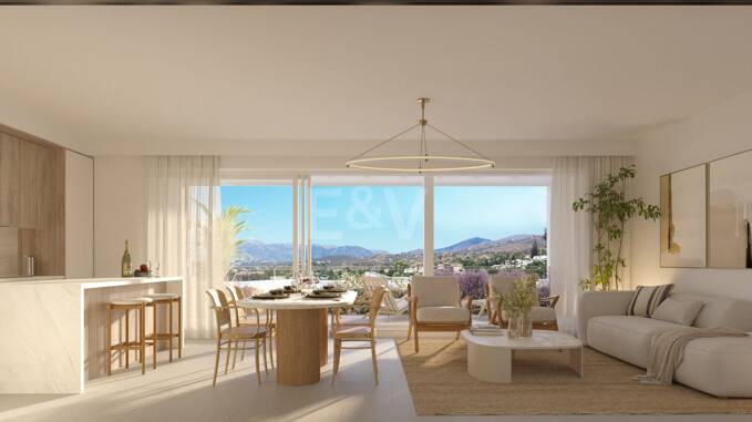 Adosado contemporáneo junto a la playa en Elviria