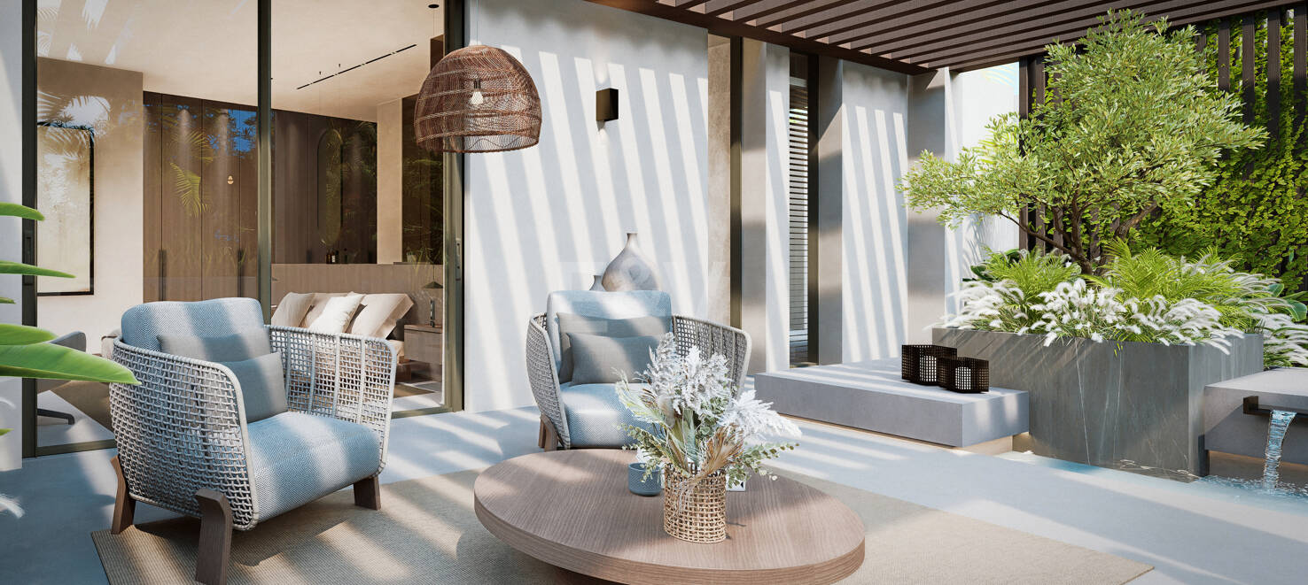 Villa contemporaine nouvelle construction à Prime Nueva Andalucía Emplacement