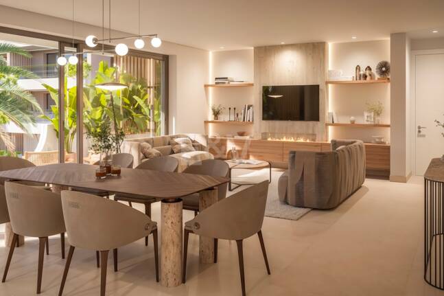 Rez-de-chaussée maison avec style tropical privé Oasis