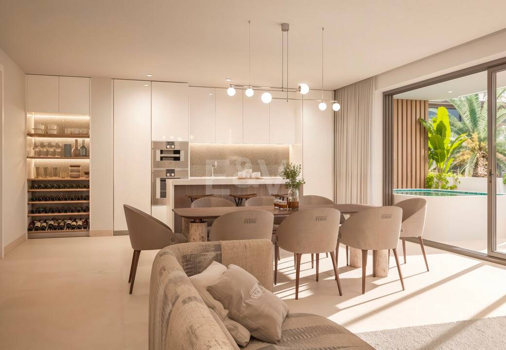 Rez-de-chaussée maison avec style tropical privé Oasis