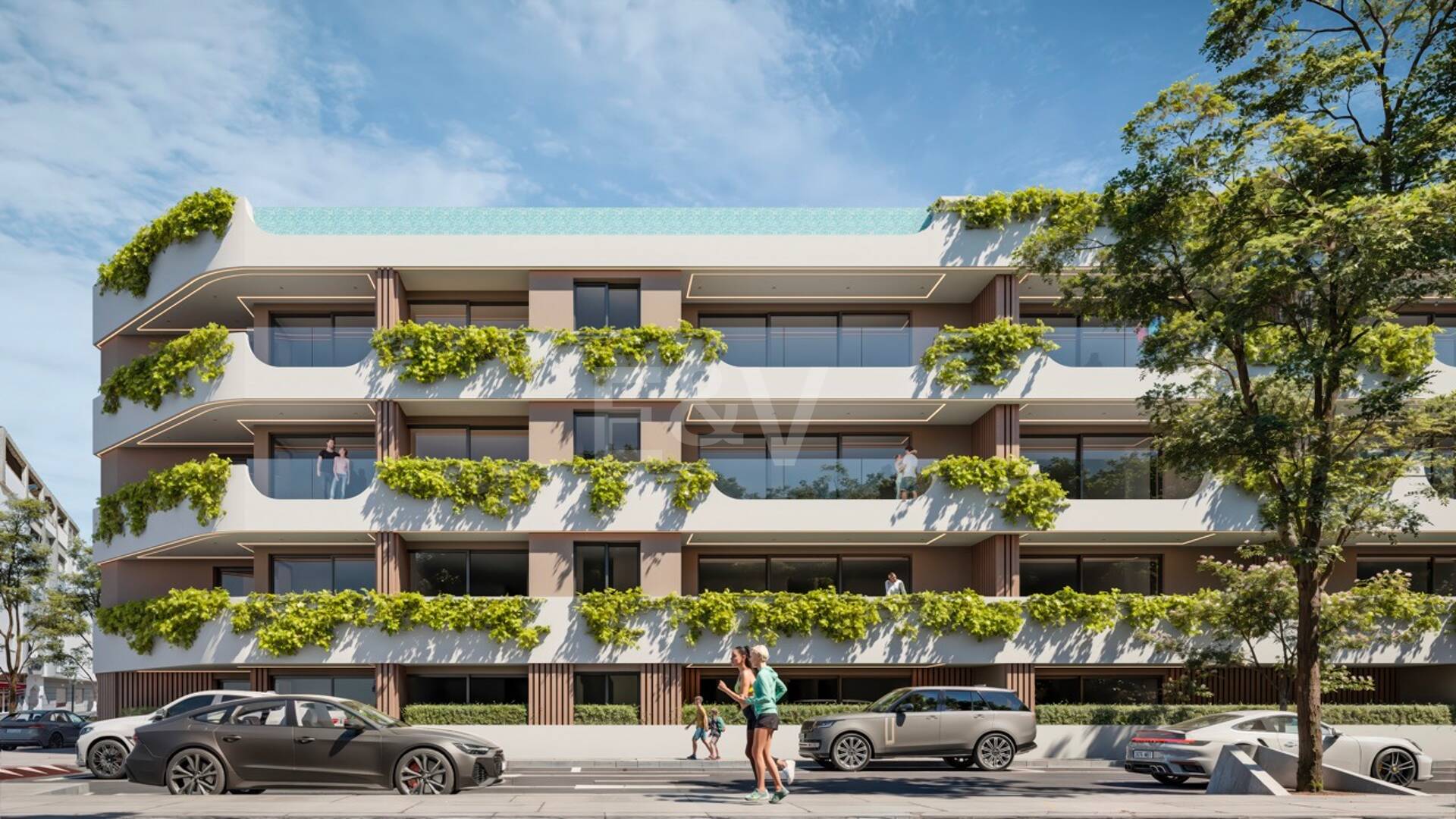 Penthouse élégant avec des équipements somptueux