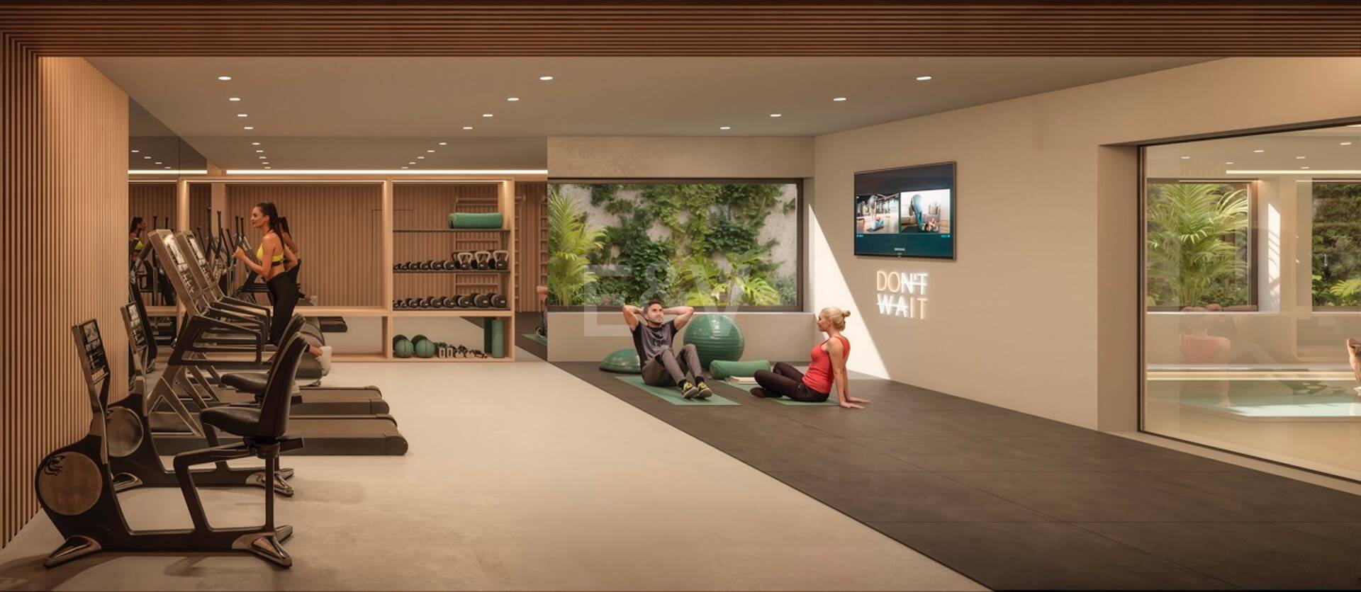 Penthouse élégant avec des équipements somptueux