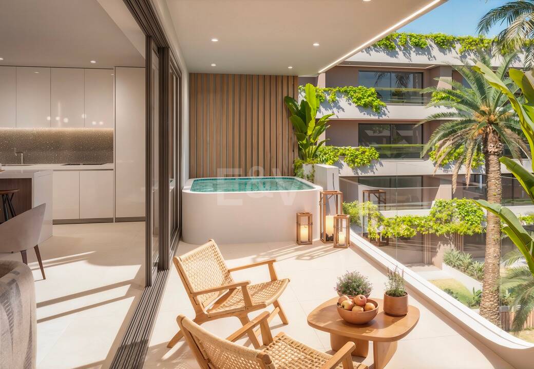 Penthouse élégant avec des équipements somptueux